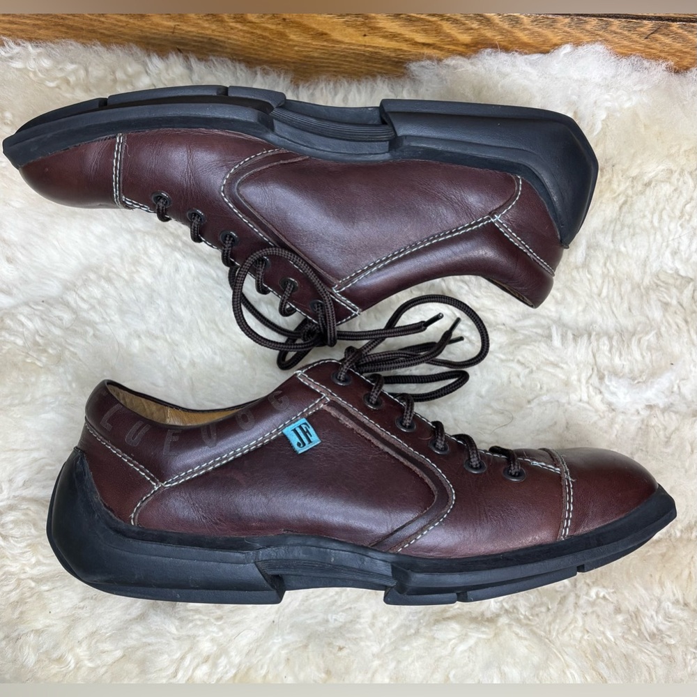 John Fluevog M8/W10 Future Angels Will Brown Leather LaceUp Oxford DISCONTINUED - Picture 5 of 9
